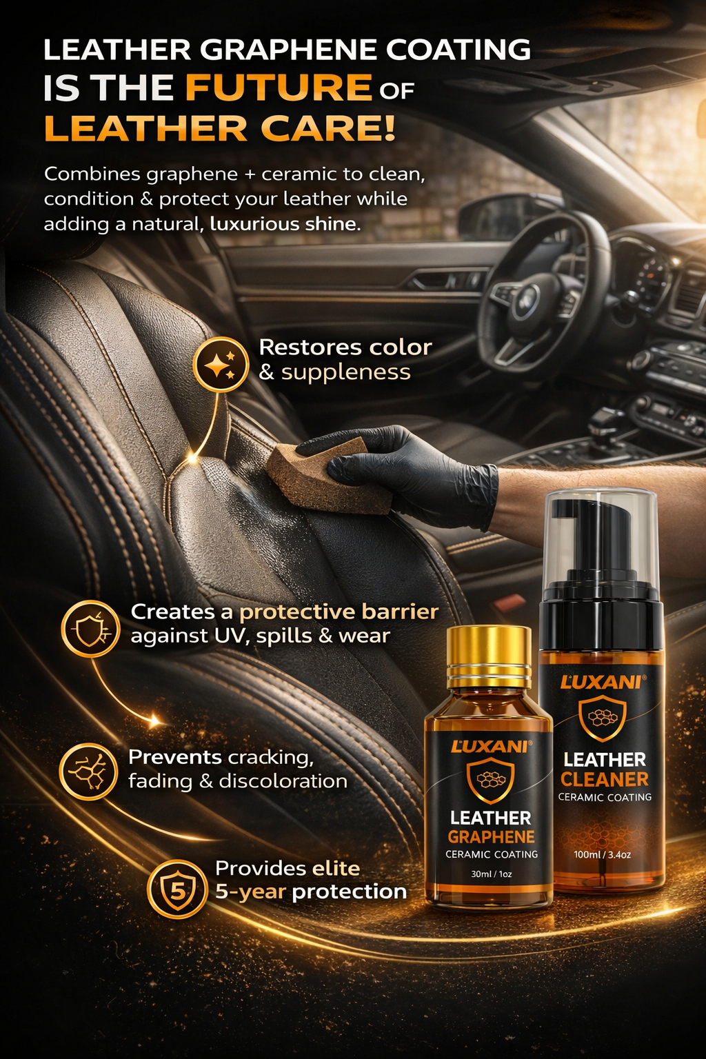 Leather Graphene Ceramic Coating