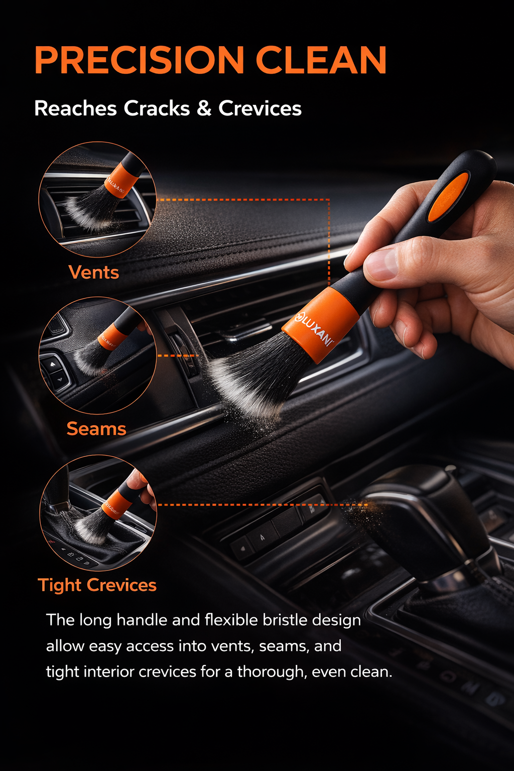 Interior Detailing Brush Large