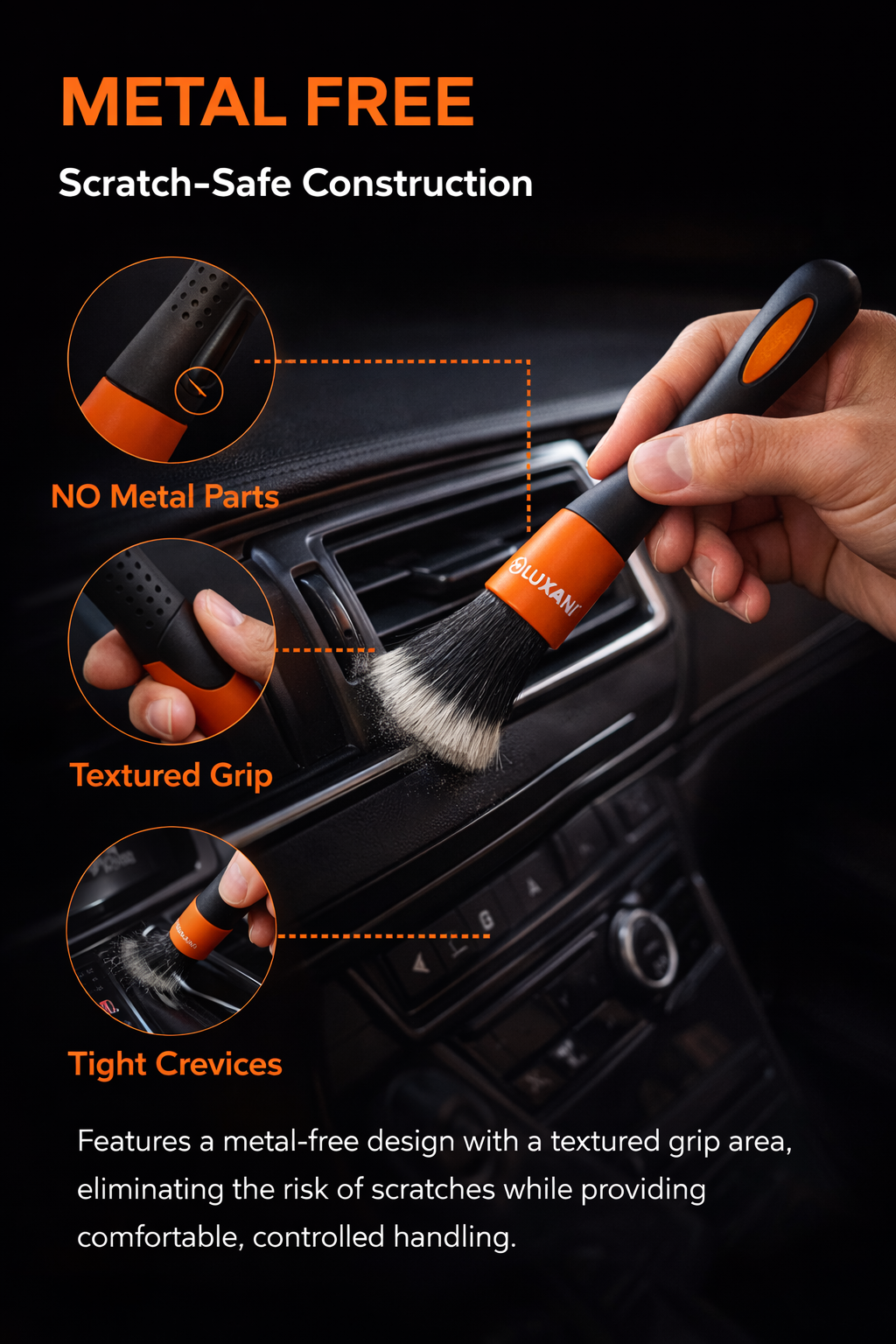 Interior Detailing Brush Large