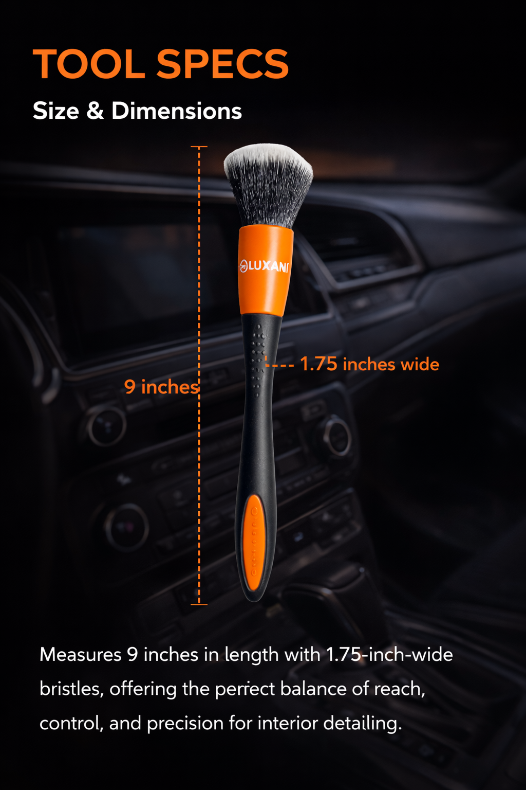 Interior Detailing Brush Large